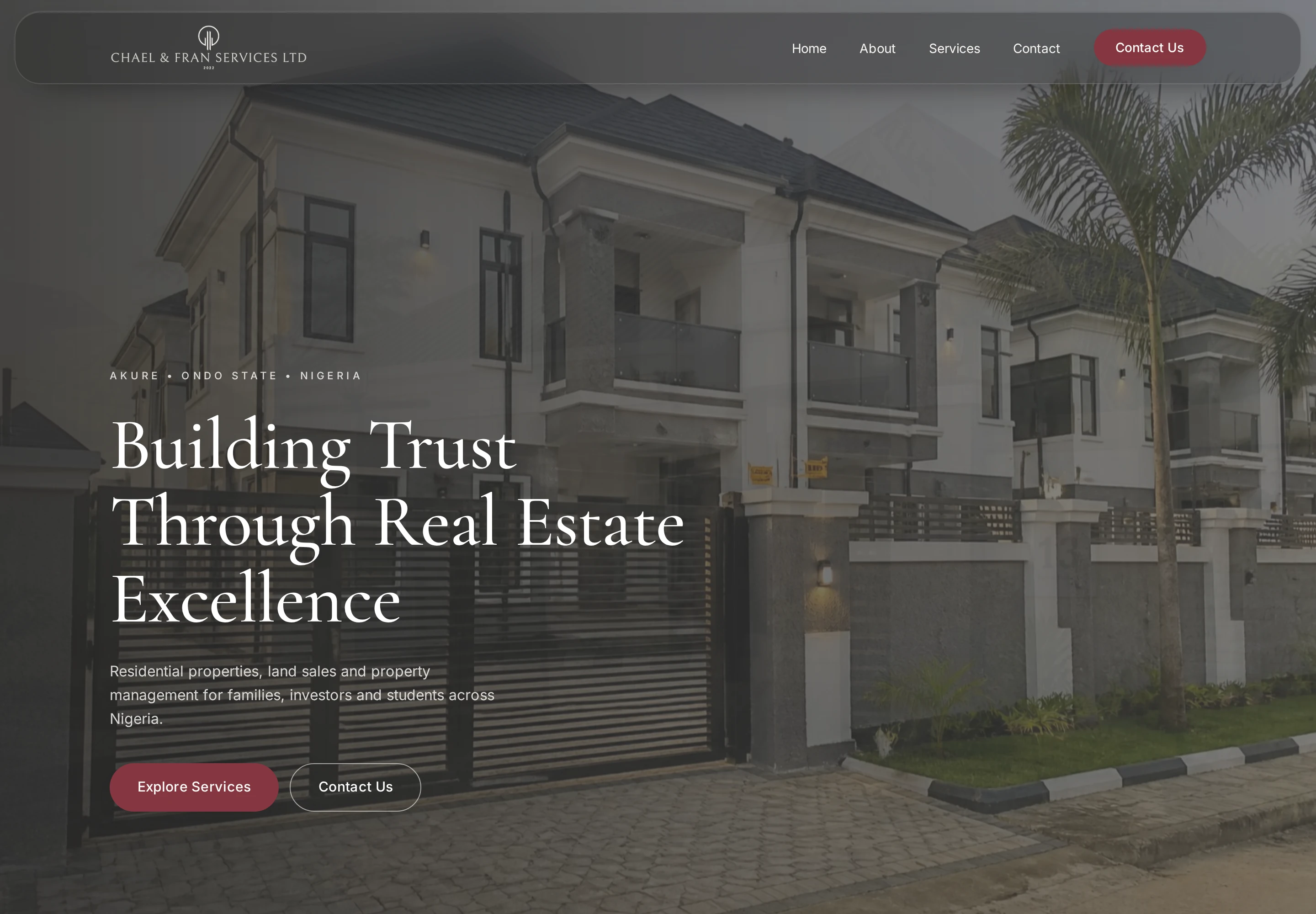 CHAEL & FRAN SERVICES LTD — hero