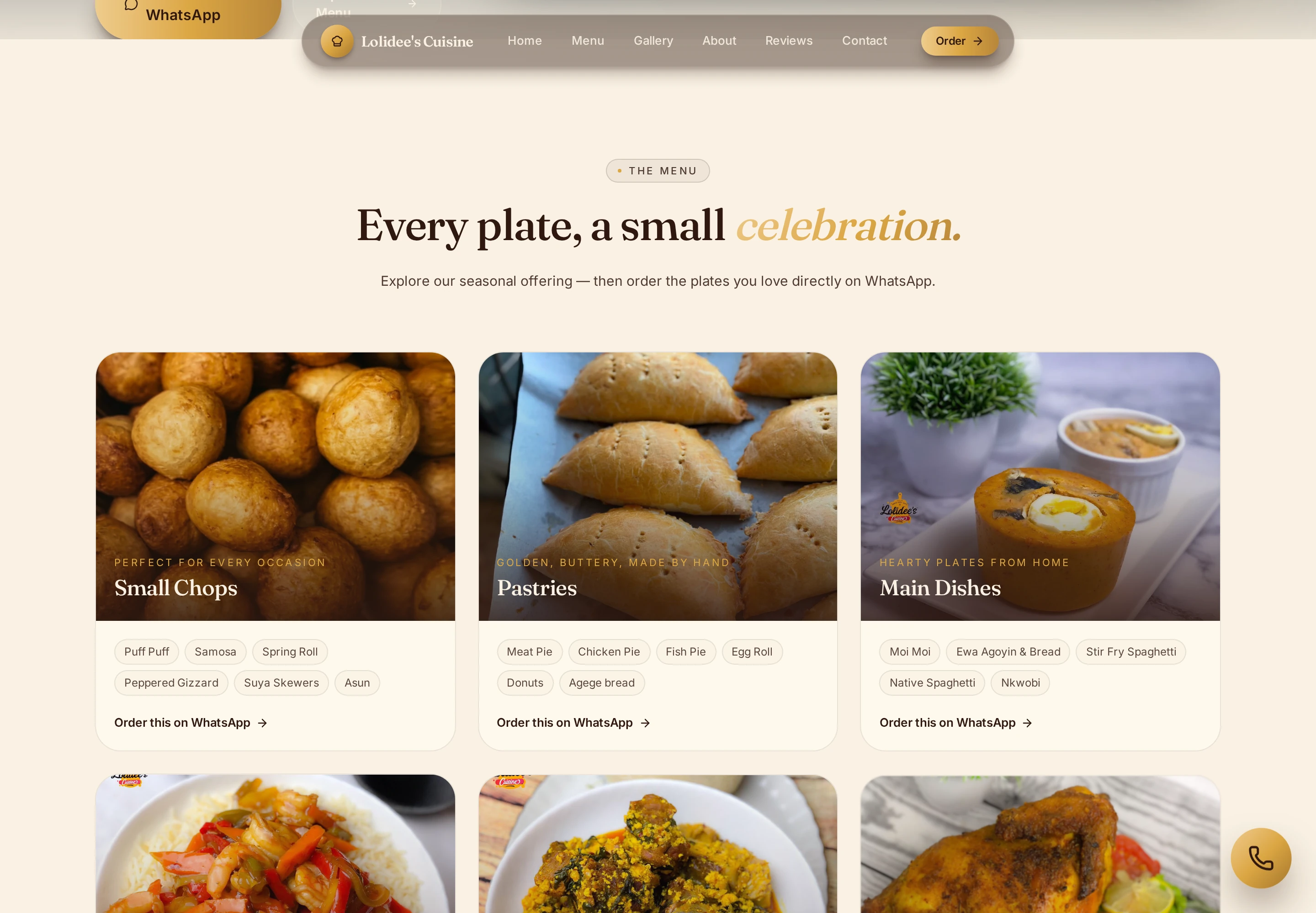 LOLIDEE’S CUISINE — screen 2